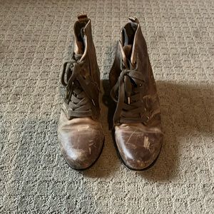 Betsy Johnson Ollie Leather Boots women size 6